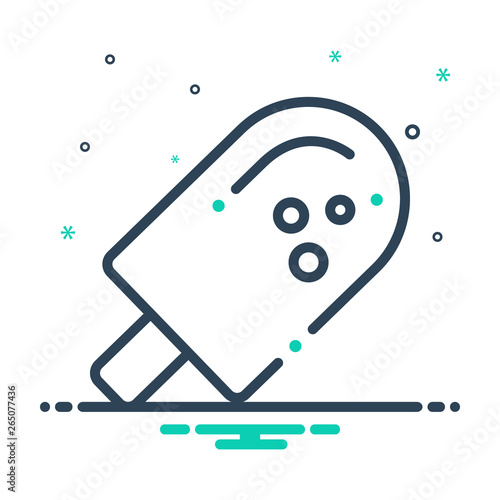Mix line icon for eskimo 