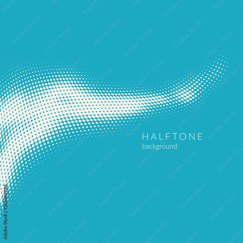 Halftone background with circle of different size. Halftone background with circle of different size.