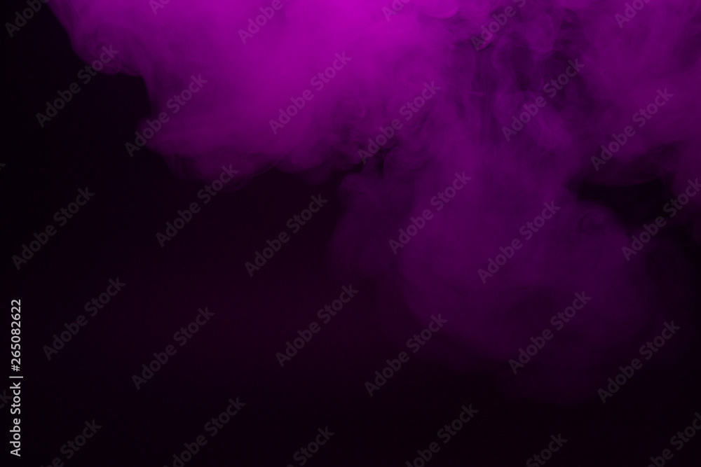 Colorful smoke close-up on a black background Colorful smoke close-up on a black background