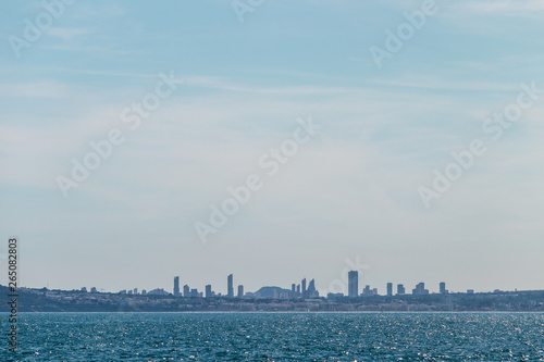 Benidorm skyline seen from the sea © aitorserra