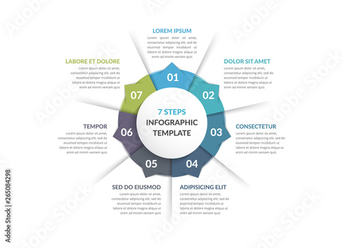 Circle Infographics - Seven Elements