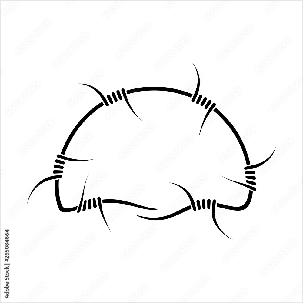 Barbed Wire Icon, Fence Wire Icon Barbed Wire Icon, Fence Wire Icon