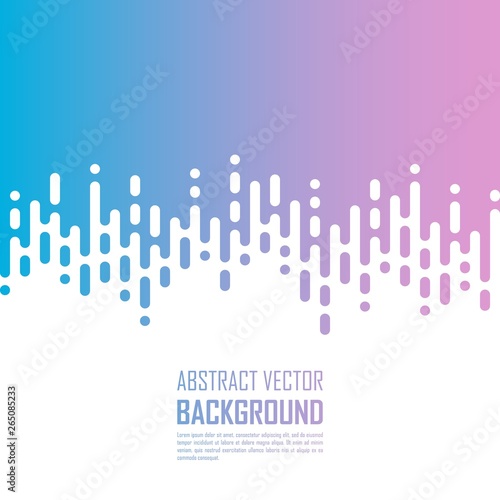 Rounded lines background. Blue, pink, white abstract background.