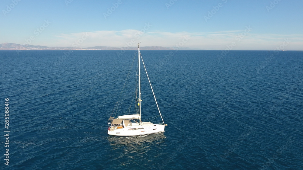 yacht in the sea