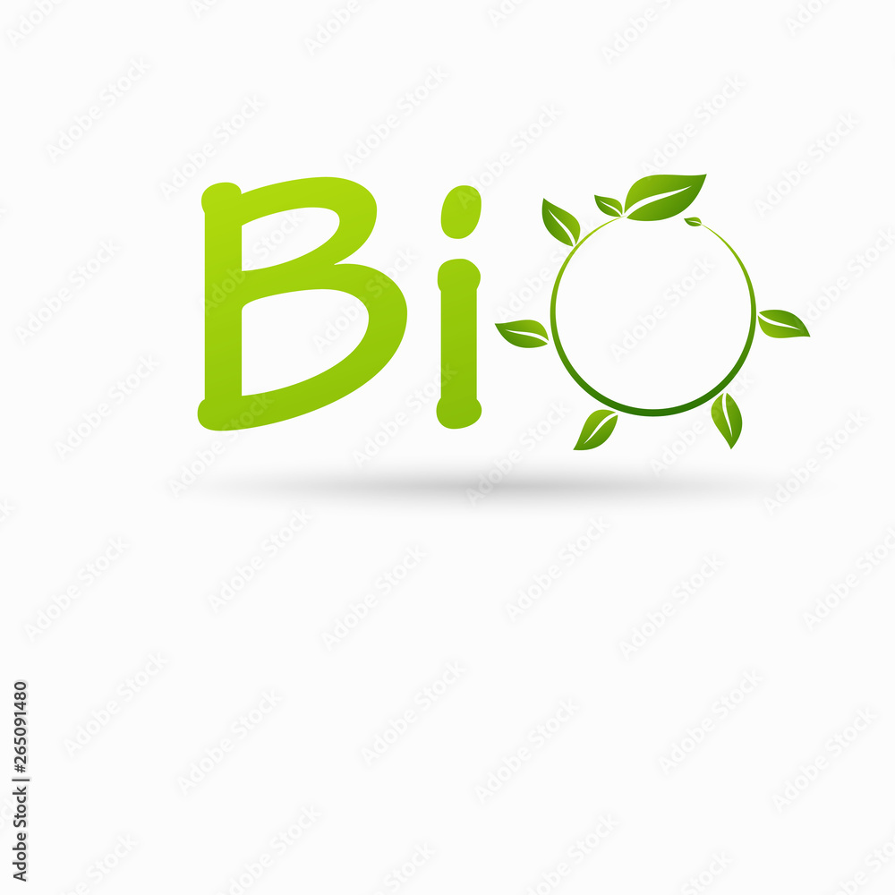 Bio icon. concept illustration for design.