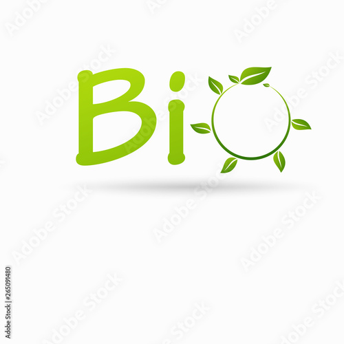 Bio icon. concept illustration for design.