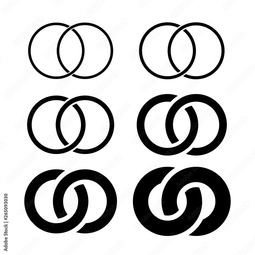 Connected circles signs