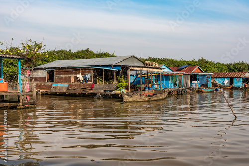Floating village  Cambodia  Tonle Sap  Koh Rong island.