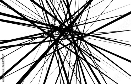 Abstract black and white lines background