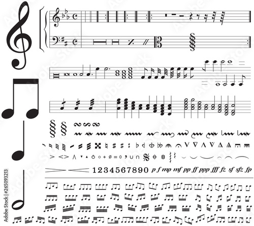 KIT DE SYMBOLES MUSICAUX