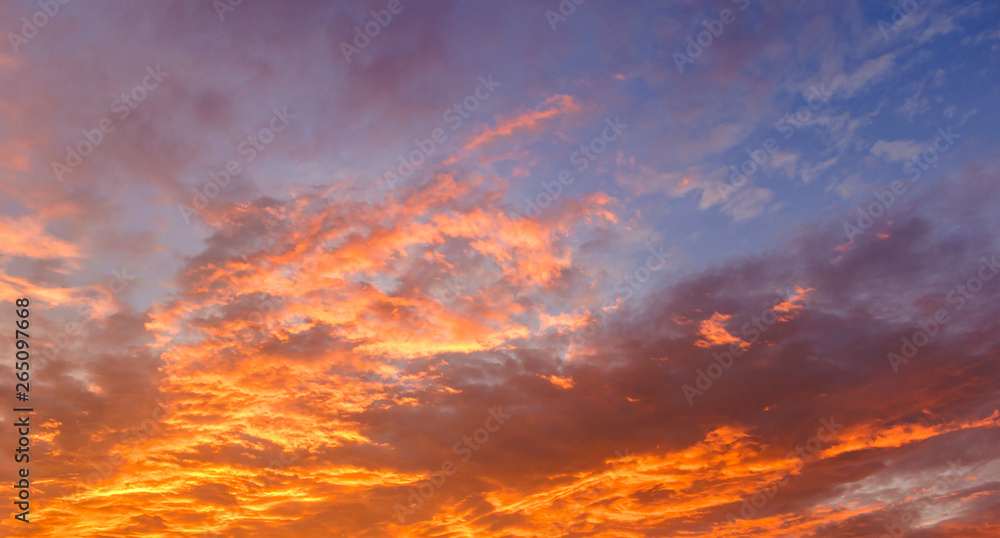 World Environment Day concept: Orange cloudy sky background World Environment Day concept: Orange cloudy sky background