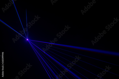 Stage lights with laser