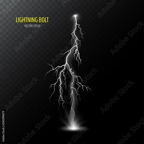 White thunder bolt 