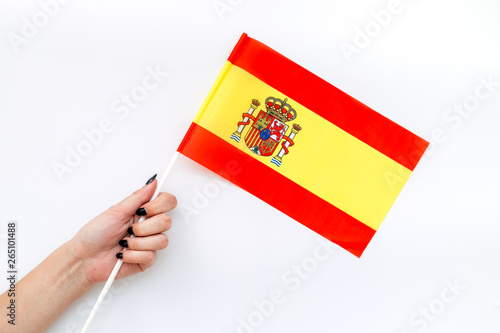 Laaja valkoima julisteita - Espanjan lippu 