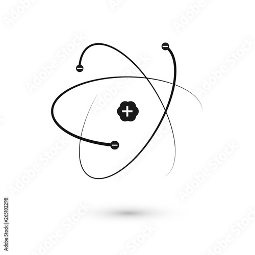 Atom icon Poster Mural XXL