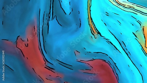 Abstract marble psychedelic...