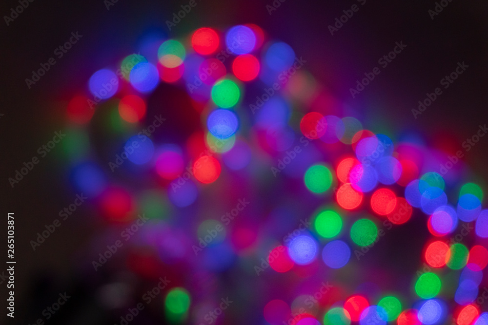 Bokeh lights on the background
