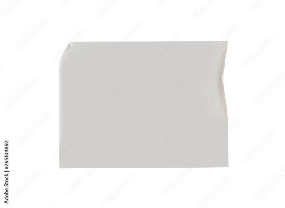 Sticker label isolated on white background with clipping path Sticker label isolated on white background with clipping path