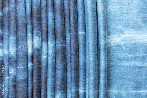 Blue background  denim jeans background. Jeans texture  fabric.