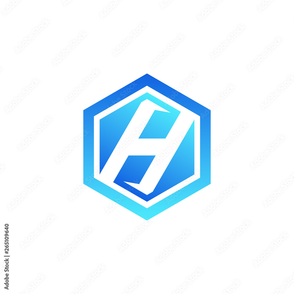 Modern Letter H Icon Logo Design Template for technology finance business health company with modern high end look Modern Letter H Icon Logo Design Template for technology finance business health company with modern high end look