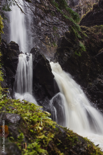 Plodda falls in Scotland © Adam