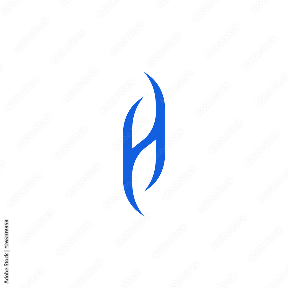 Modern Letter H Icon Logo Design Template for technology finance business health company with modern high end look Modern Letter H Icon Logo Design Template for technology finance business health company with modern high end look