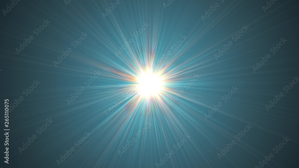 central star shine optical lens flares shiny bokeh illustration art background new natural lighting lamp rays effect colorful bright image