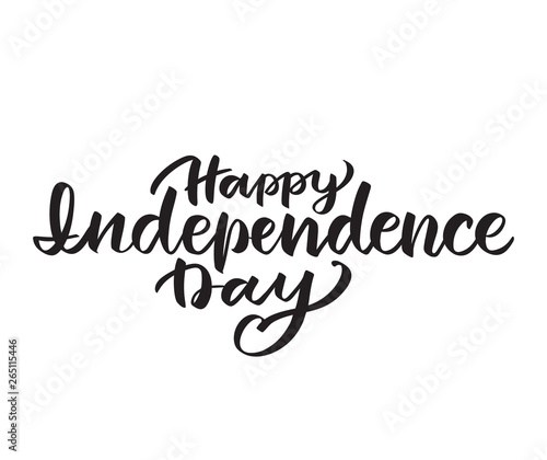 Happy Independence Day card. American Independence