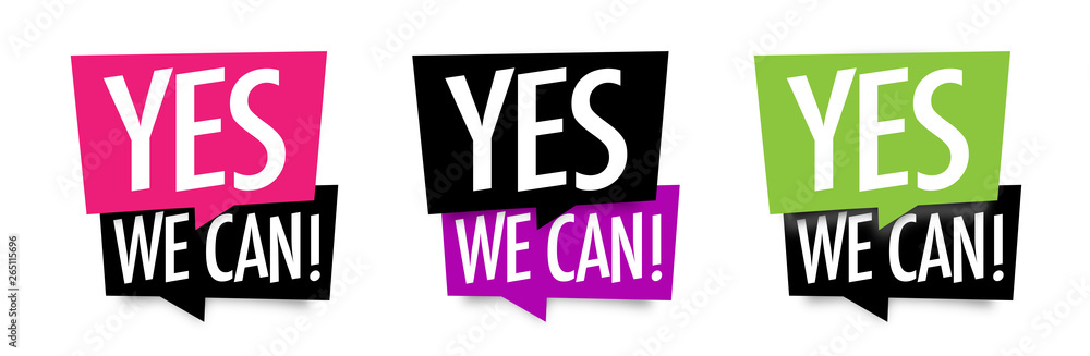 Obraz premium tak możemy