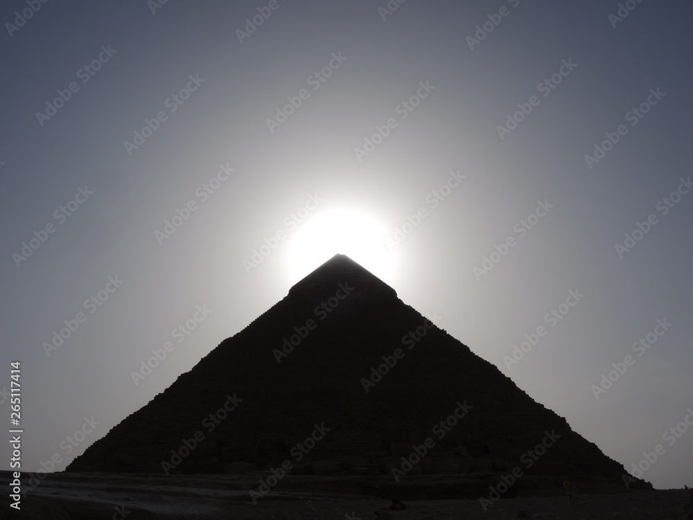 Pirámides de Egipto - obrazy, fototapety, plakaty 