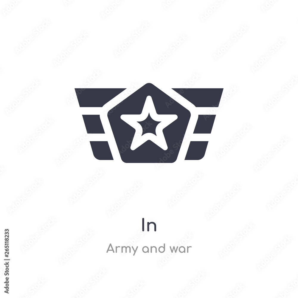 in icon. isolated in icon vector illustration from army and war collection. editable sing symbol can be use for web site and mobile app in icon. isolated in icon vector illustration from army and war collection. editable sing symbol can be use for web site and mobile app