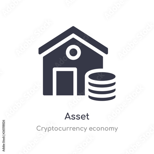 asset icon. isolated asset icon vector illustration from cryptocurrency economy collection. editable sing symbol can be use for web site and mobile app
