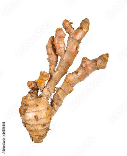 turmeric isolated on white background
