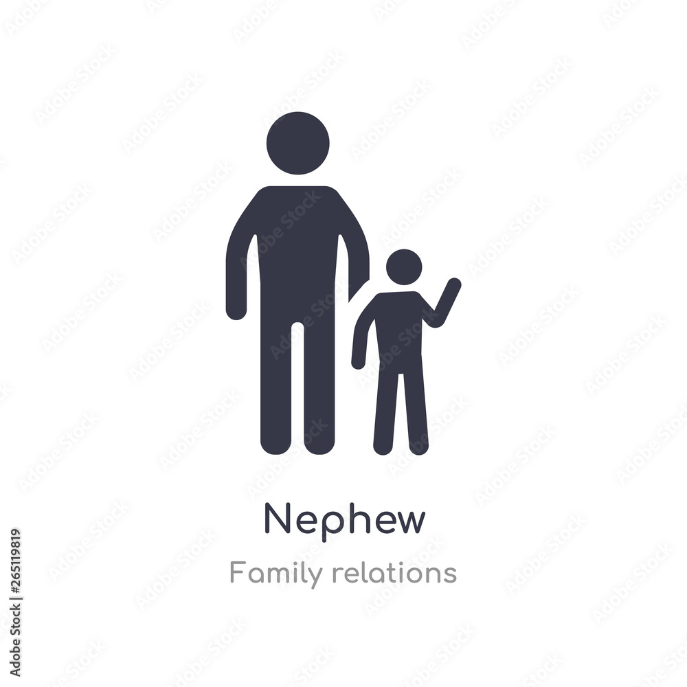 nephew icon. isolated nephew icon vector illustration from family relations collection. editable sing symbol can be use for web site and mobile app nephew icon. isolated nephew icon vector illustration from family relations collection. editable sing symbol can be use for web site and mobile app