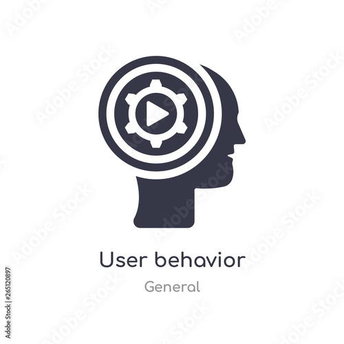 user behavior icon. isolated user behavior icon vector illustration from general collection. editable sing symbol can be use for web site and mobile app