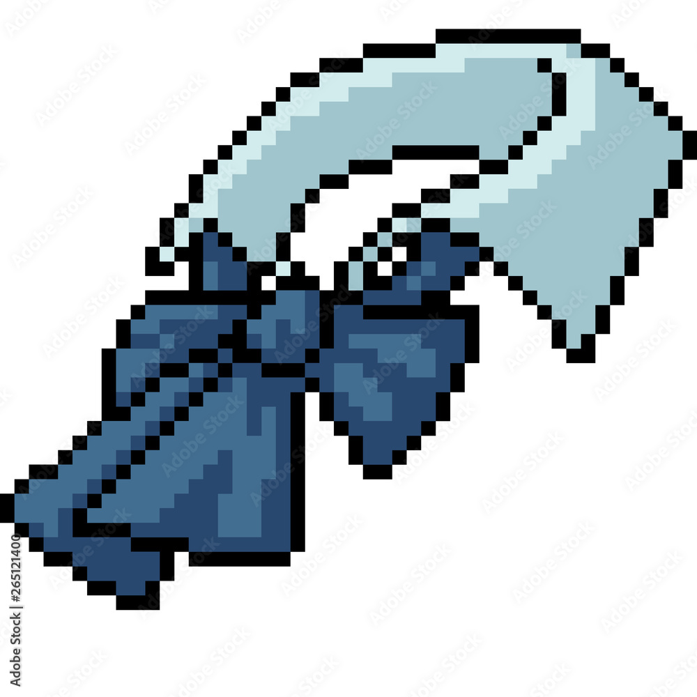vector pixel art ribbon collar vector pixel art ribbon collar
