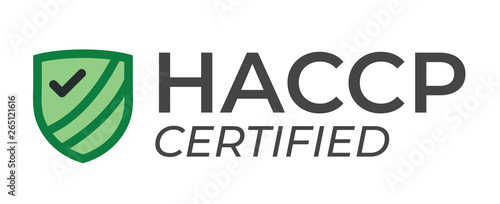 HACCP - Hazard Analysis Critical Control Points icon with award or checkmark