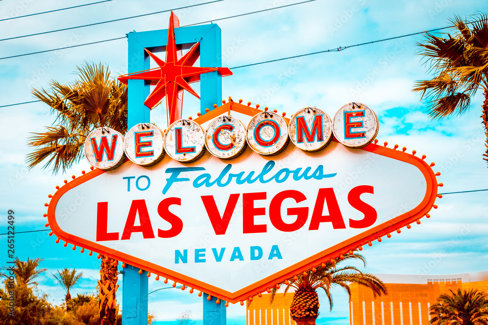 Welcome to Fabulous Las Vegas sign, Las Vegas Strip, Nevada, USA