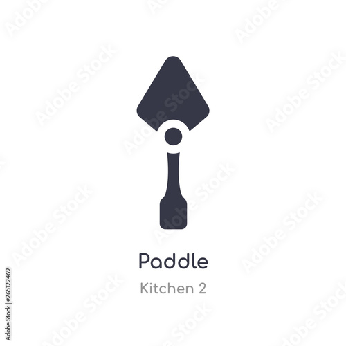 paddle icon. isolated paddle icon vector illustration from kitchen 2 collection. editable sing symbol can be use for web site and mobile app