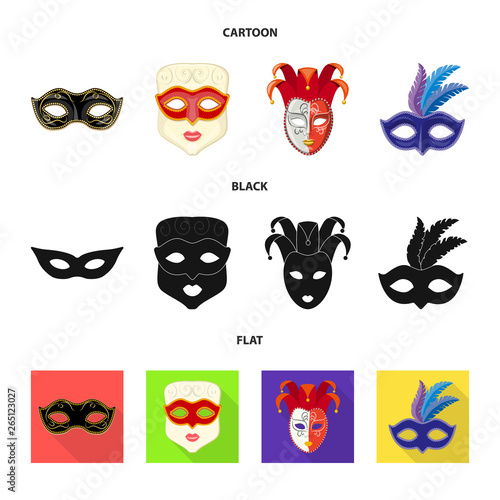 Isolated object of luxury and celebration icon. Collection of luxury and hide  stock symbol for web.