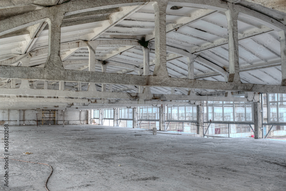 Abandoned industrial building Abandoned industrial building