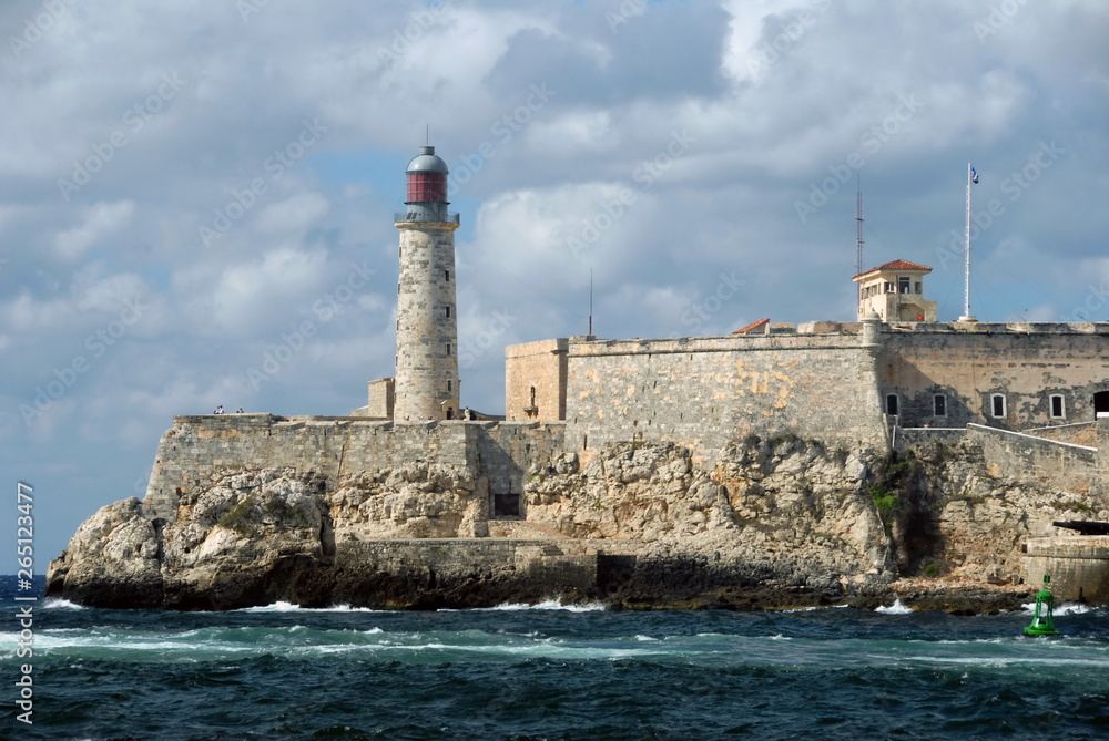La Havane, Fort El Morro, forteresse maritime (1589-1630) et son phare, Cuba, Caraïbes