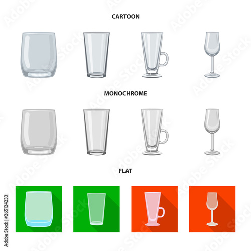 Vector design of form and celebration sign. Collection of form and volume stock symbol for web.