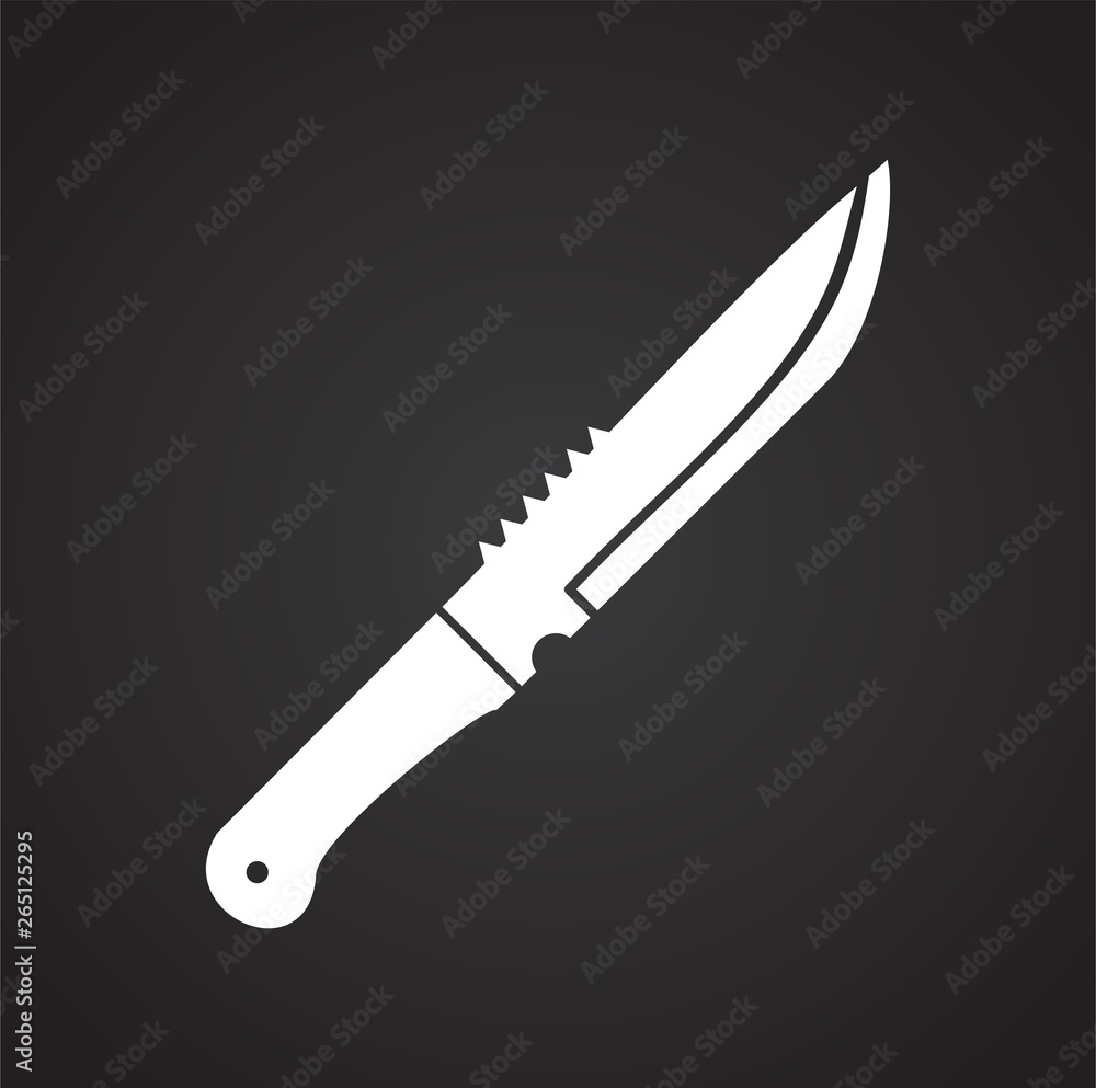 Knife icon on background for graphic and web design. Simple vector sign. Internet concept symbol for website button or mobile app. Knife icon on background for graphic and web design. Simple vector sign. Internet concept symbol for website button or mobile app.