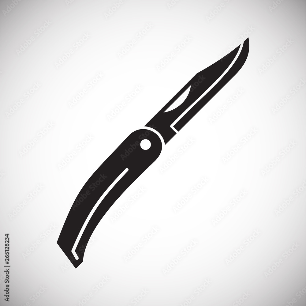 Knife icon on background for graphic and web design. Simple vector sign. Internet concept symbol for website button or mobile app. Knife icon on background for graphic and web design. Simple vector sign. Internet concept symbol for website button or mobile app.