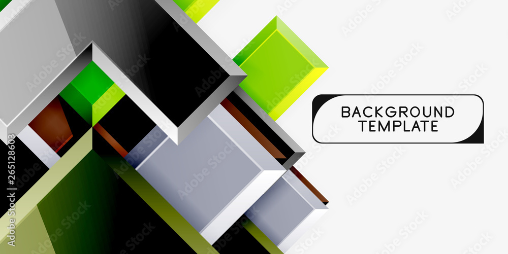 Glossy arrows geometric background Glossy arrows geometric background