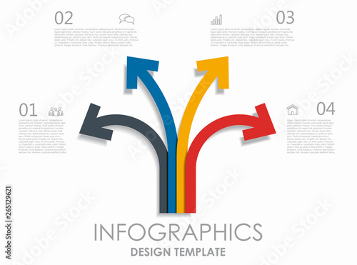 Infographic design template with place for your data. Vector illustration.
