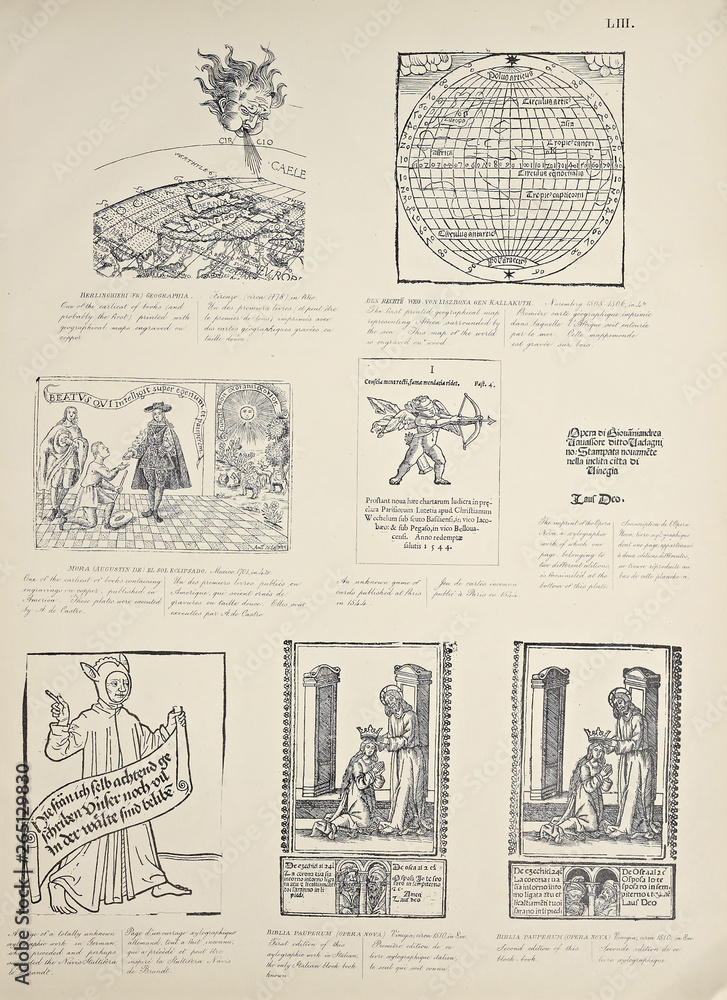 Obraz premium Christian illustration. Old image