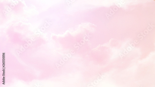 Abstract blurred beautiful soft cloud background with a pastel multicolored gradient with bokeh concept for wedding card design or presentation