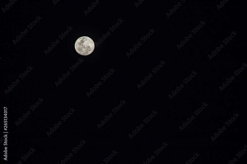 The moon one day before the full moon. Captured over the Andean mountains of central Colombia. The moon one day before the full moon. Captured over the Andean mountains of central Colombia.